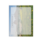 花 | 春のアルペ・ディ・スージ シュスランゲン山 ノートパッド (回転)