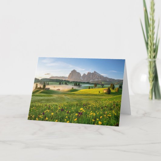 花 |春アルペディシウシランコフェル カード (正面)