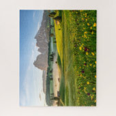 花 |春アルペディシウシランコフェル ジグソーパズル (縦)