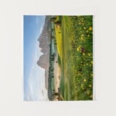 花 |春アルペディシウシランコフェル タペストリー (正面)