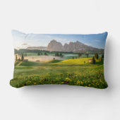 花 |春アルペディシウシランコフェル ランバークッション (正面)