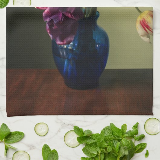 花 |春花束 キッチンタオル (折り畳み)