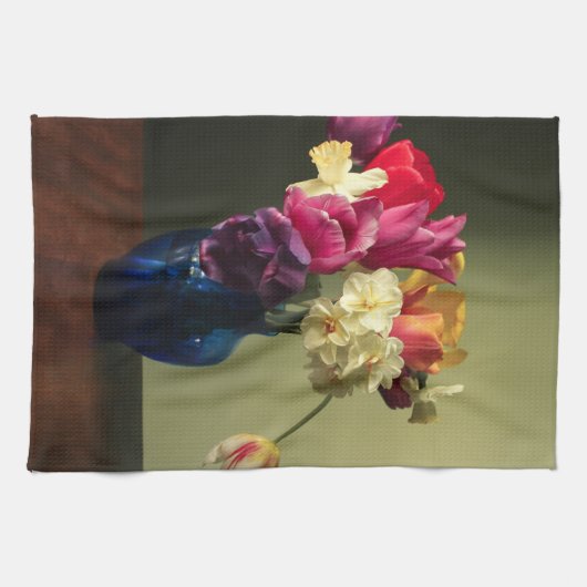花 |春花束 キッチンタオル (横)