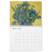 花 – 最高傑作絵画 カレンダー (2月 2026)