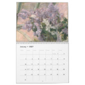 花 – 最高傑作絵画 カレンダー (1月 2027)