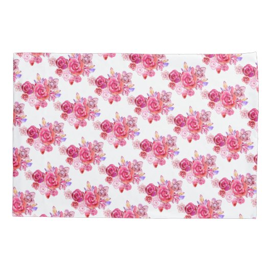 花- 枕カバー (裏面)