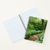 花 |森の白い野草 ノートブック (内部)