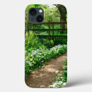 花  森の白い野草 iPhone 13ケース