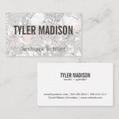 花 |植物園の花 名刺 (正面/裏面)