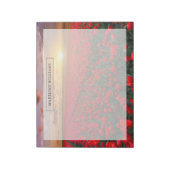 花 |植物園オランダ ノートパッド (回転)