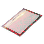 花 |植物園オランダ ノートパッド (アングル)