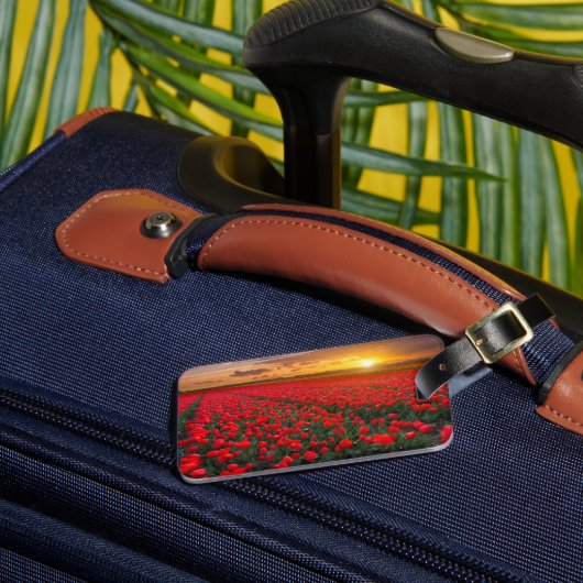 花 |植物園オランダ ラゲッジタグ (正面インサイチュ3)