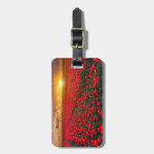 花 |植物園オランダ ラゲッジタグ (正面縦)