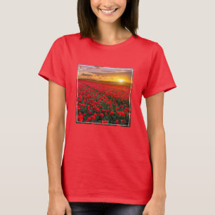 花 植物園オランダ Tシャツ