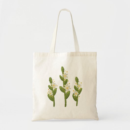 花、植物、絵画 トートバッグ (正面)