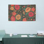 花 横断幕 (トレードショー)