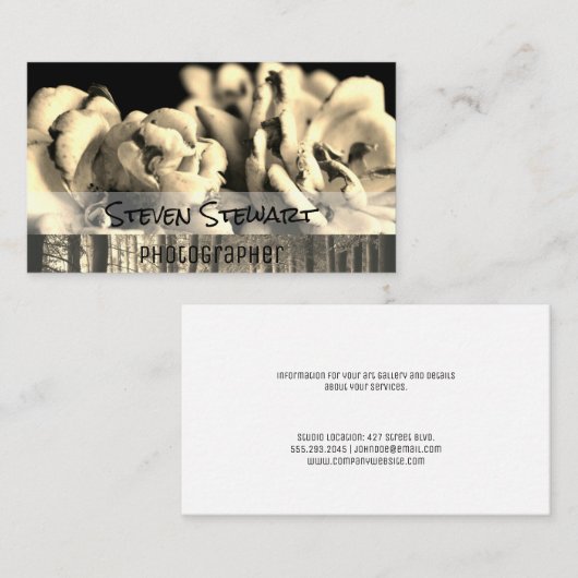 花 |樹木 |屋外撮影 名刺 (正面/裏面)