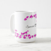 花 – 特別な母 コーヒーマグカップ (正面左)