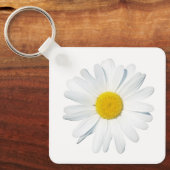 花 |独身のデイジー キーホルダー (正面)