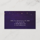 花 – 癒しの結晶ビジネスカード 名刺 (裏面)