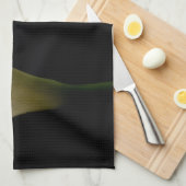 花 |白いカラリリー キッチンタオル (四つ折り)