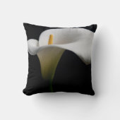 花 |白いカラリリー クッション (正面)