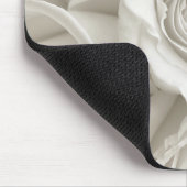 花 |白いバラ マウスパッド (コーナー)