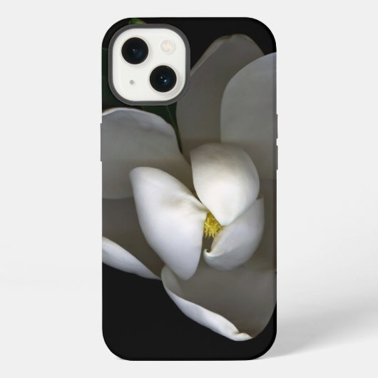 花 | 白いモクレン一輪 iPhoneケース (裏面)