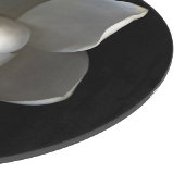 花 |白い独身のマグノリアの花 カッティングボード (角)