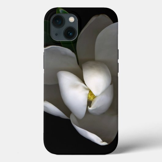 花 |白い独身のマグノリアの花 Case-Mate iPhoneケース (裏面)