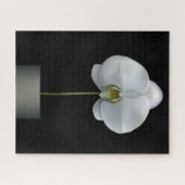 花 |白い蘭の花 ジグソーパズル (横)