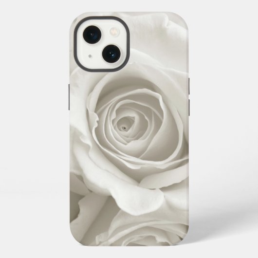 花 | 白バラ iPhoneケース (裏面)
