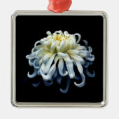 花 |白菊 メタルオーナメント (正面)