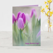 花、神のハート引用文母の日 カード (黄色い花)