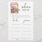 花 – 私たちはブライダルシャワーゲーム (正面)