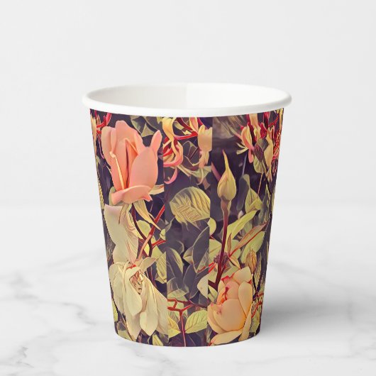 花 紙コップ (左)