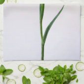 花 |紫色の虹彩花 キッチンタオル (折り畳み)