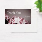 花 – 結婚のサンキューカード (デスク)