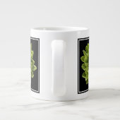 花 |緑の菊 ジャンボコーヒーマグカップ (裏面)