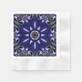 花 縁ありカクテルナプキン (正面)