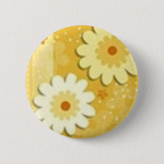 花 缶バッジ