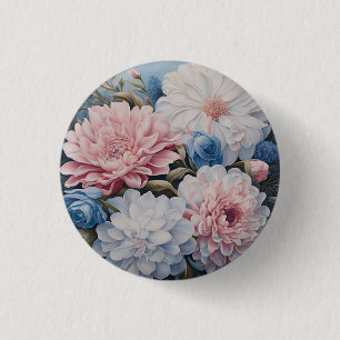 花 缶バッジ