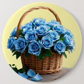 花 缶バッジ (正面)