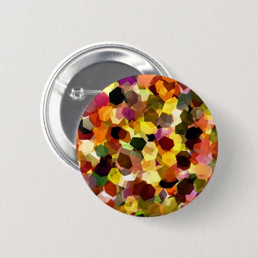 花 缶バッジ (正面&裏面)