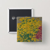 花 缶バッジ (正面&裏面)