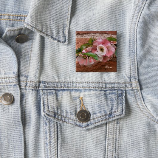 花 缶バッジ (インサイチュ)