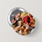 花 缶バッジ (正面&裏面)