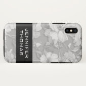花 自然 パターン / ヴィンテージ Case-Mate iPhoneケース (裏面(横))