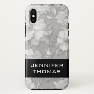 花 自然 パターン / ヴィンテージ iPhone XSケース