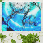 花 – 色鮮やかな方法2 キッチンタオル (折り畳み)